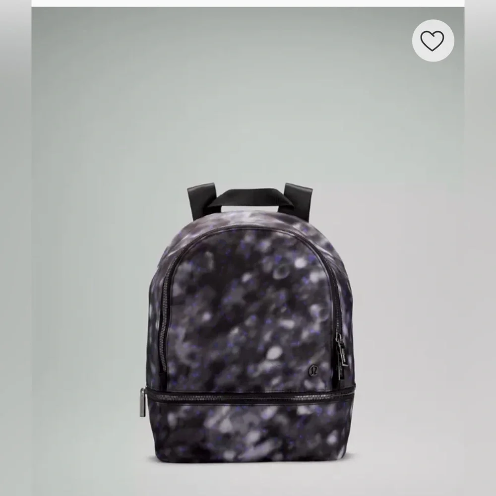 Lululemon City Adventurer Soft Focus Splatter Grey Mini Backpack 10L